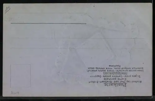 Foto-Collage-AK Junge Frau mit Hut in rosanem Passepartout