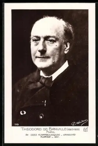 AK Théodore de Banville im Porträt