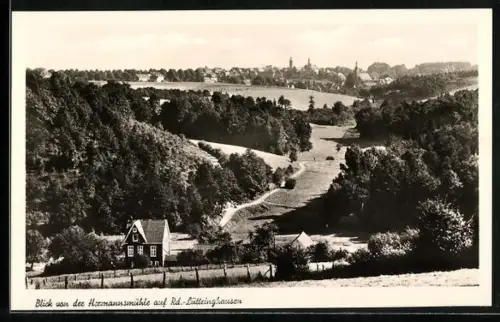 AK Lüttringhausen / Remscheid, Blick von der Hermannsmühle