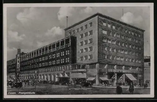 AK Essen / Ruhr, Postgebäude