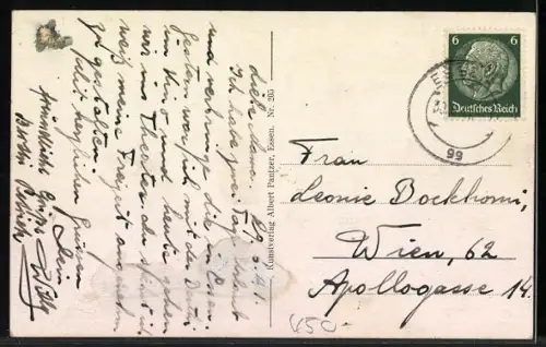 AK Essen / Ruhr, Postgebäude