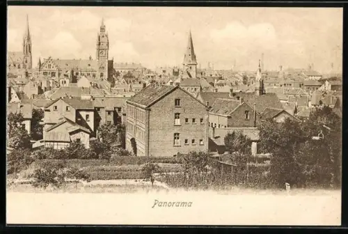 AK Essen / Ruhr, Stadtansicht mit Kirchen