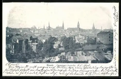 AK Essen / Ruhr, Gesamt-Ansicht