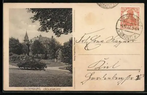 AK Oldenburg / Gr., Cäcilienplatz