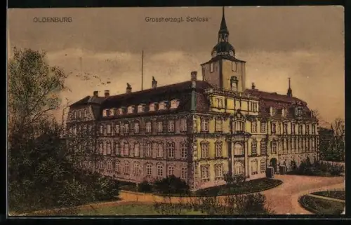 AK Oldenburg / Gr., Grossherzogl. Schloss