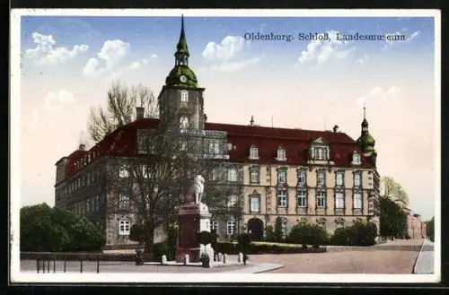 AK Oldenburg / Gr., Schloss mit Landesmuseum