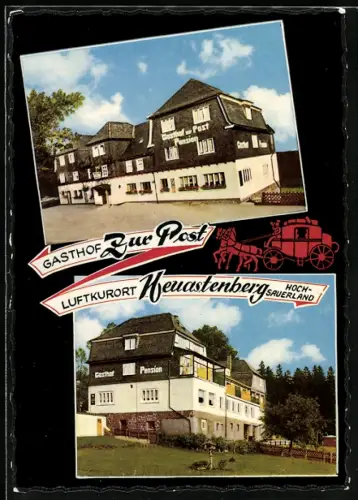 AK Neuastenberg /Hochsauerland, Gasthof Zur Post