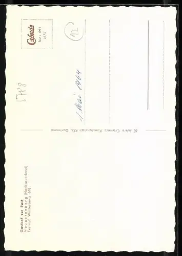 AK Neuastenberg /Hochsauerland, Gasthof Zur Post