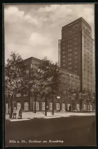 AK Köln-Neustadt, Hochhaus am Hansaring