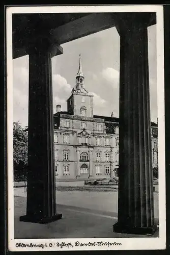 AK Oldenburg i. O., Blick zum Schloss