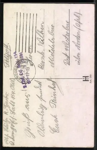 AK Oldenburg i. O., Blick zum Schloss