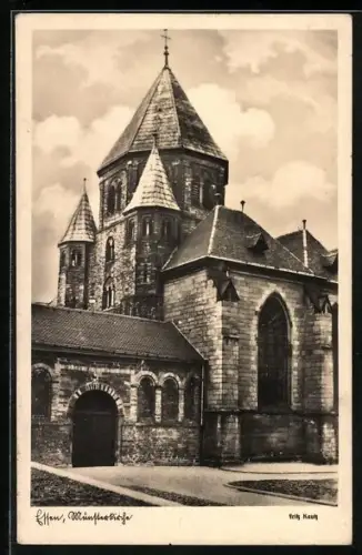 AK Essen / Ruhr, Blick zum Münster