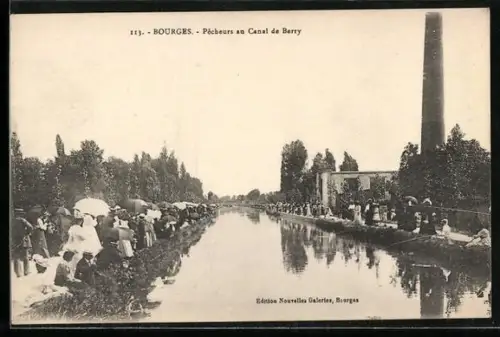 AK Bourges, Pecheurs au Canal de Berry