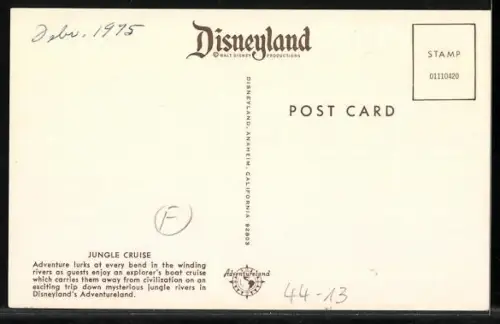AK Disneyland, Jungle Cruise