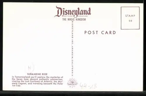 AK Disneyland, Submarine Ride