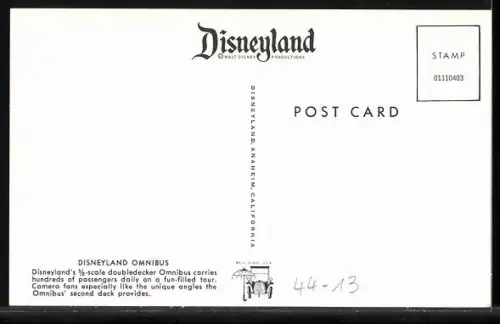 AK Disneyland, Disneyland Omnibus