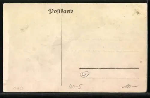 AK Bezugsschein, Berechtigung sich in ein junges hübsches Mädchen zu verlieben, Scherz