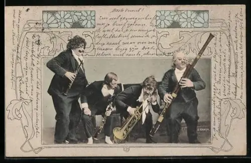 AK Quartett mit Klarinetten, Posaune und Fagott