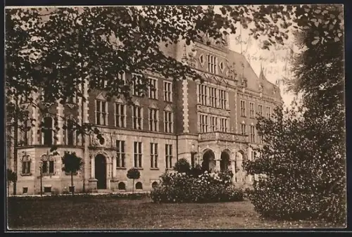 AK Oldenburg / Gr., Blick auf das Postamt