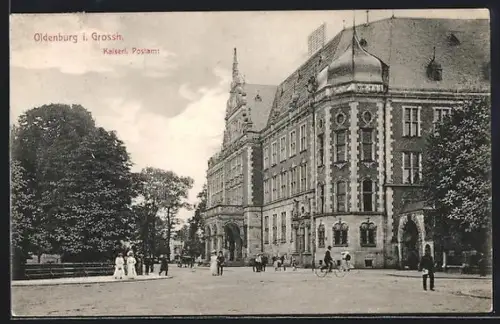 AK Oldenburg / Gr., Kaiserliches Postamt