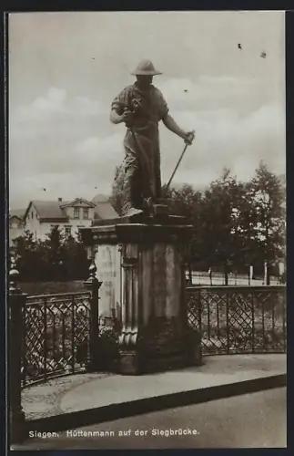 AK Siegen, Hüttenmann auf der Siegbrücke