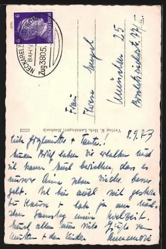 AK Mosbach / Baden, Schwanengasse, Fachwerkhäuser, Strassenpartie