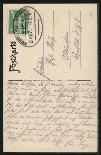 AK Oldenburg i. Gr., Altes Haus erbaut 1502, Haus Degode, Strassenpartie