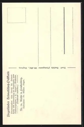AK Freudenberg / Siegerland, Kirche und Ortsblick
