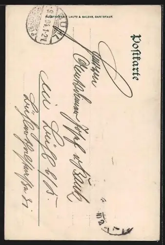 AK Karlsruhe i. B., Kriegerdenkmal