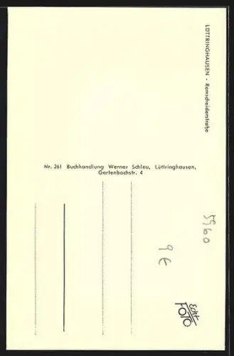 AK Lüttringhausen / Remscheid, Remscheiderstrasse mit Kirche