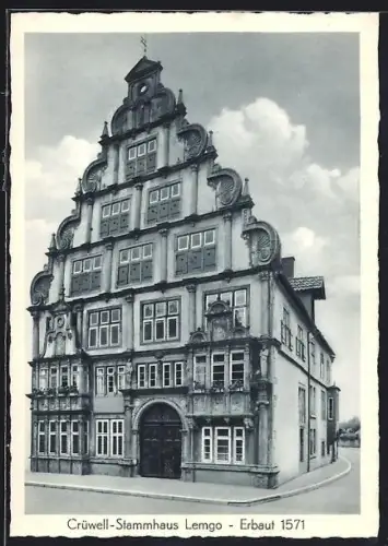 AK Lemgo, Crüwell-Stammhaus, erbaut 1571