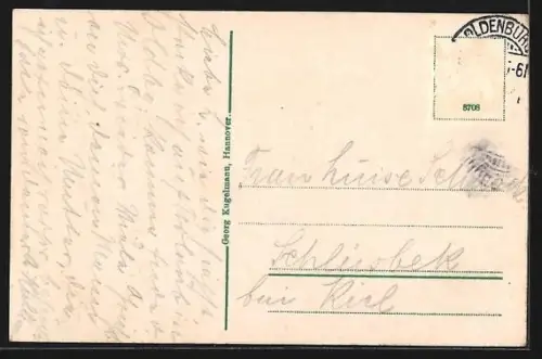 AK Oldenburg / Gr., Strasse Theaterwall