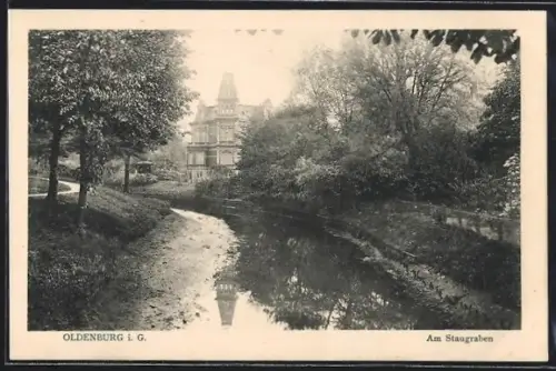 AK Oldenburg / Gr., An der Staugrabenstrasse