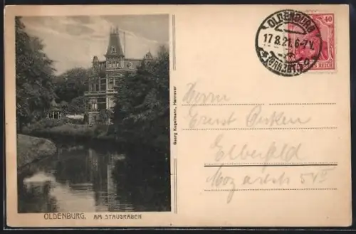 AK Oldenburg / Gr., An der Staugrabenstrasse
