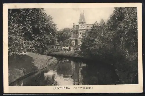 AK Oldenburg / Gr., Am Staugraben, Staugrabenstrasse