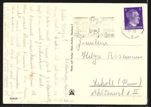 AK Oldenburg i. O., Staugrabenstrasse am Hauptpostamt