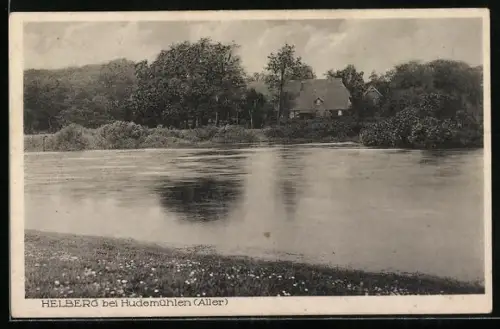 AK Hudemühlen, Blick auf Haus Helberg