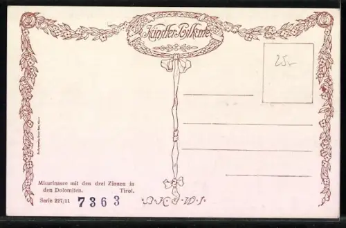 Künstler-AK Edward Harrison Compton: Lago di Misurina von le Tre