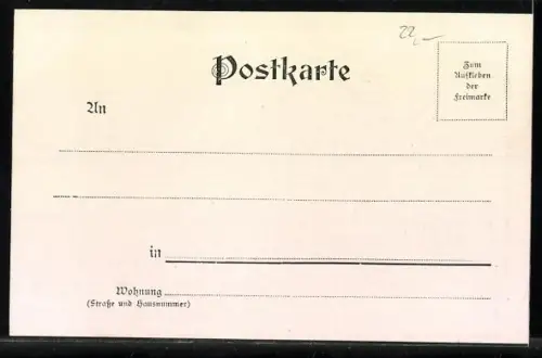 AK Portrait des Dichters Heinrich Laube