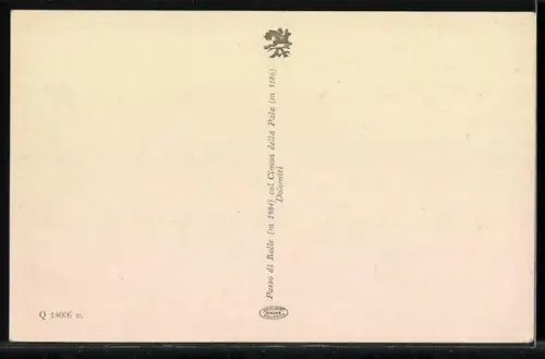 Künstler-AK Edward Harrison Compton: Passo di Rolle, Col Cimon della Pala