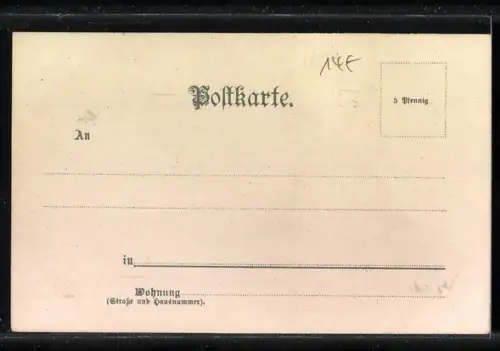 Lithographie Burns, Portrait, Vers von Burns