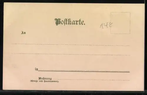 Lithographie Gotthold Ephraim Lessing, Portrait