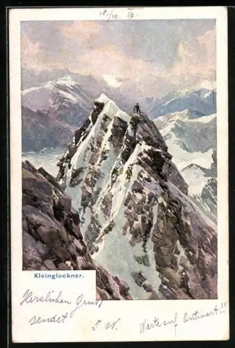 Künstler-Lithographie Edward Theodore Compton: Kleinglockner