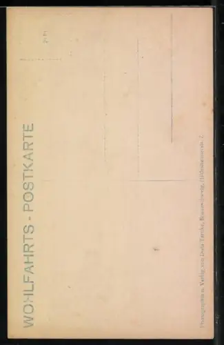 AK Erbprinz Ernst August, Babybild mit kleinem Christbaum