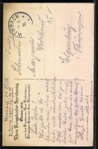 AK Kronprinzessin Cecilie hat ihre Tochter auf dem Schoss