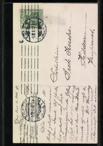 AK Prinz Wilhelm u. Prinz Louis Ferdinand von Preussen mit Matrosenmützen sitzen auf einer Schaukel