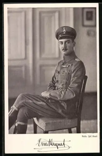 AK Portrait von Ernst August Herzog von Braunschweig in Uniform