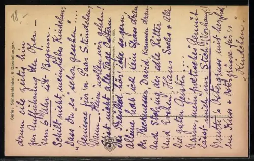 Künstler-AK Dora Heckel: Mein Lied soll Dir`s verkünden, Elfenpaar im Blumenkranz