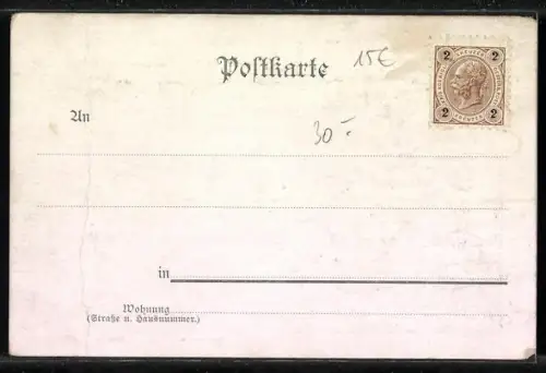 AK Emile Zola im Portrait