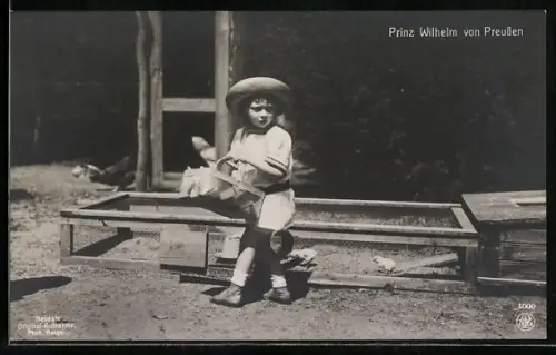 AK Prinz Wilhelm am Hühnerstall